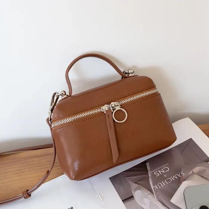 Nouveau sac mini tendance en cuir véritable 2026