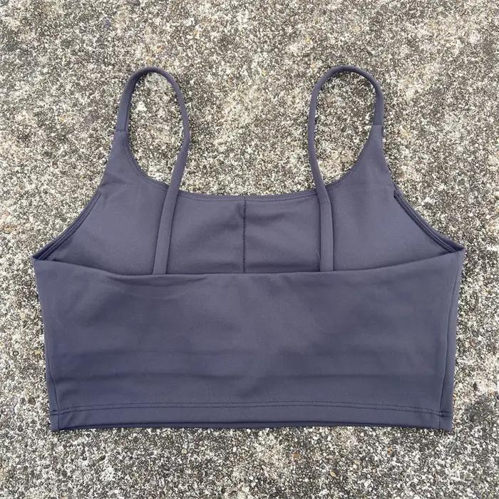 Soutien-gorge de sport dos nu pour femmes, haut d'entraînement, sangle fine, gilet de Yoga, soutien