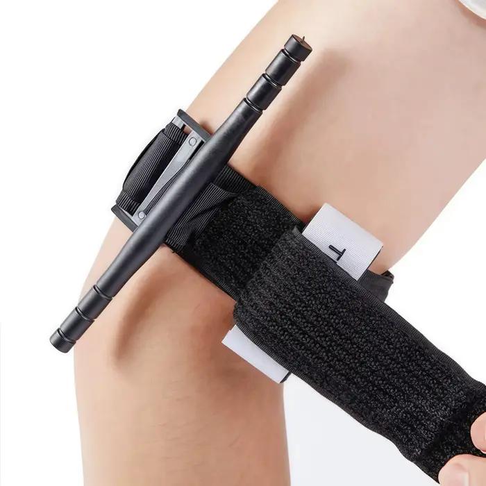 Garrot tactique – Sangle de premiers secours d'urgence à une main pour les sports de plein air