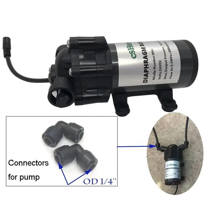 75GPD RO 24V Booster d'eau pompe silencieuse système d'eau par osmose inverse pompe d'augmentation d