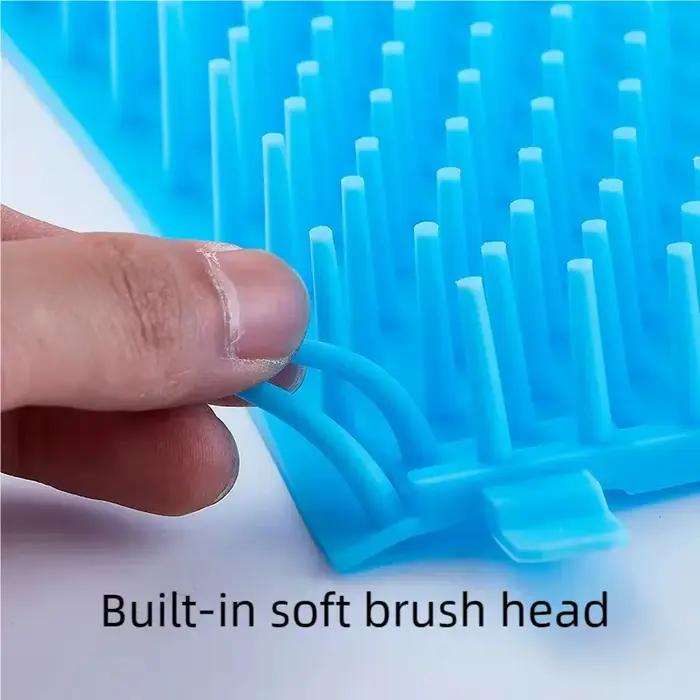 Brosse multifonctionnelle pour nettoyer les pattes d'animaux léger et portable avec gobelet de lavage pour chiens et chats promenades extérieures voyages camping soins quotidiens