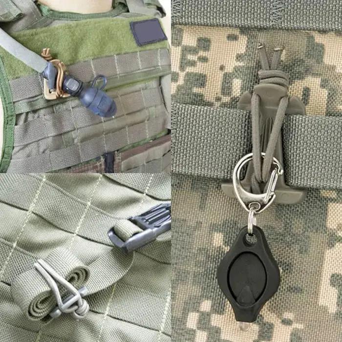 1/2/5 pièces sac à dos boucle pince mousqueton équipement de survie outils mousqueton Clips en plein