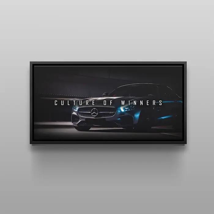 Chase Your Dream – toile et affiche de motivation de voiture de sport de luxe
