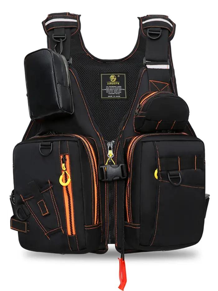 Gilet de sauvetage multifonctionnel pour la pêche en plein air