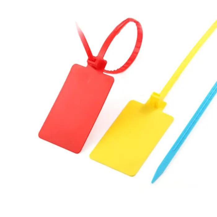 Fil de Serrage en Plastique de 58x95mm, 20 Pièces, Johonneur de Câble de Sécurité Personnalisés de 425mm de Long, Nouveauté