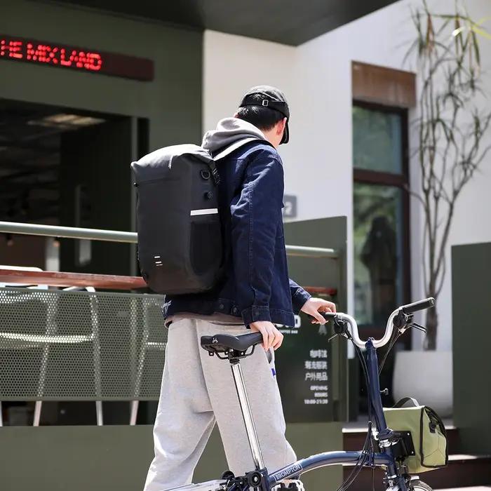 Sac à dos de voyage étanche pour vélo, panier de vélo, sacs de coffre de siège arrière T1, accessoir