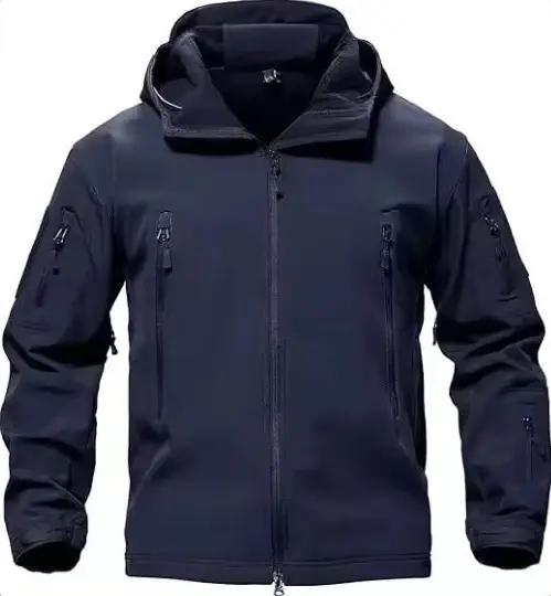 Veste de chasse camouflage pour homme, imperméable, coupe-vent, softshell, tactique, avec capuche en