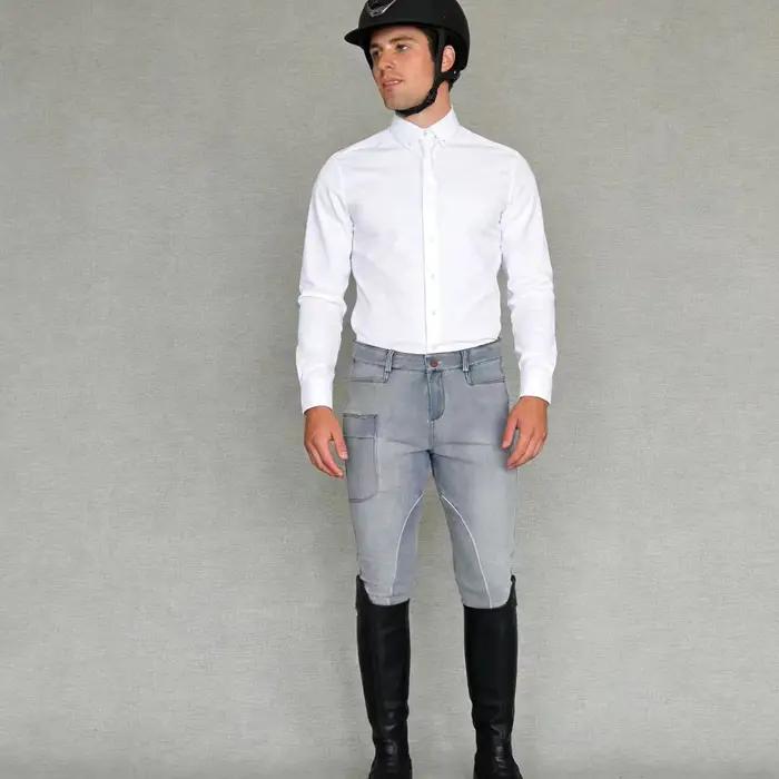 Jodhpurs pour hommes ; pantalons d'équitation extensibles et ajustés