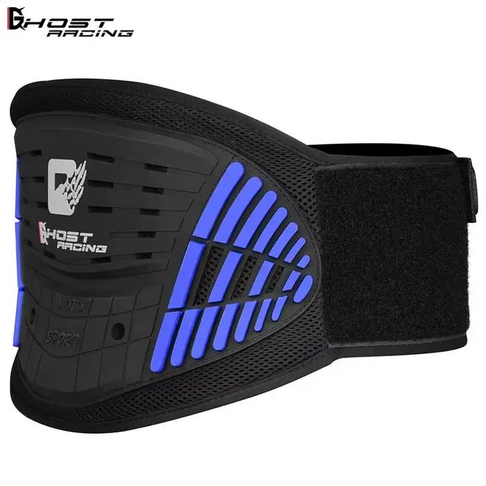 Ceinture de protection des reins GHOST RACING en polyester et élasthané pour hommes et femmes, protection de la taille, sports de plein air et motocyclisme
