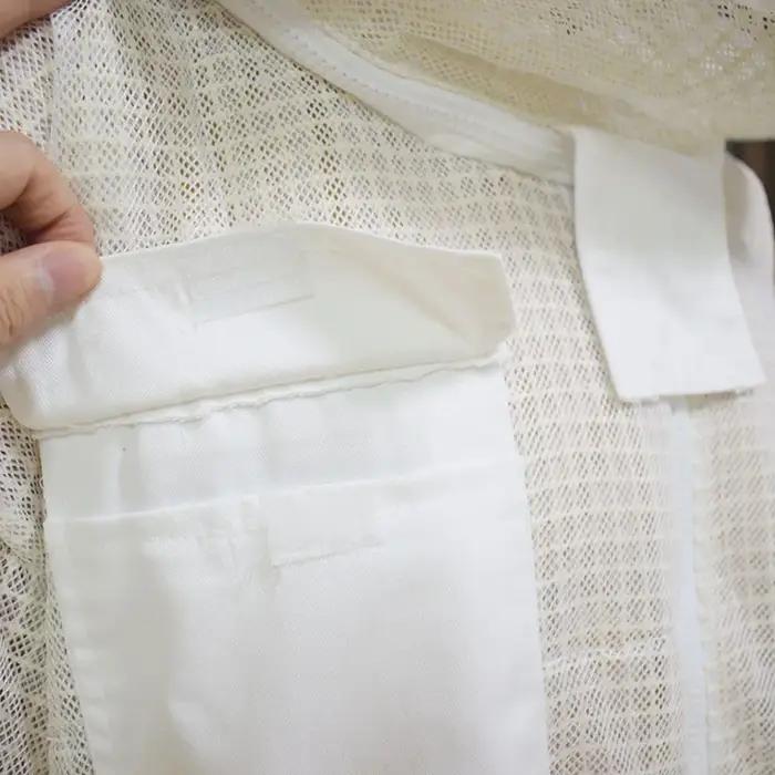 Vêtements d'apiculture professionnels, combinaison anti-abeilles à 3 couches, combinaison de protection intégrale respirante avec chapeau amovible ventilé