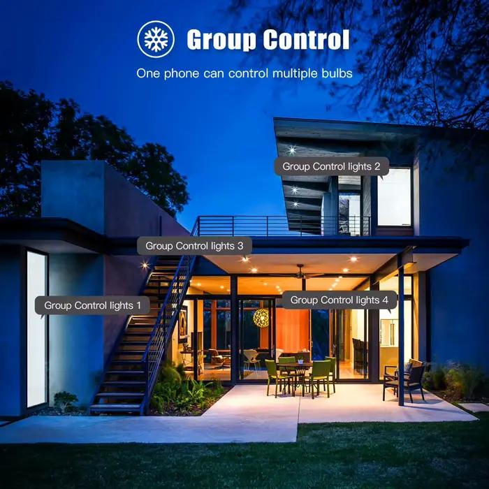 Ewelink E14 ampoule Led Wifi intelligente Zigbee RGBCW lampe à bougie fonctionne avec Alexa Amazon G