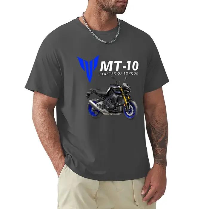 T-shirt moto MT-10 Économie drôles Anime Vêtements pour hommes