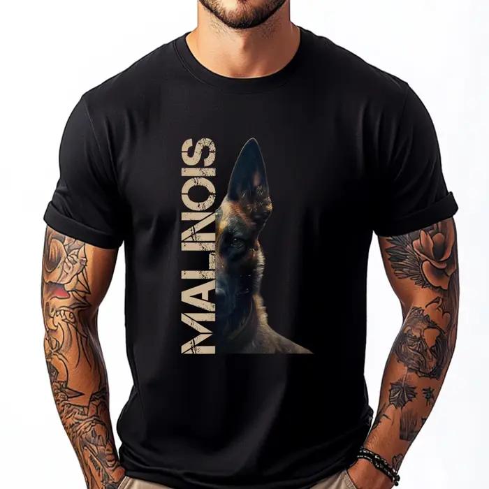Malinois berger belge chien maître dame chemises hommes Camisetas homme hauts t-shirts Style Punk