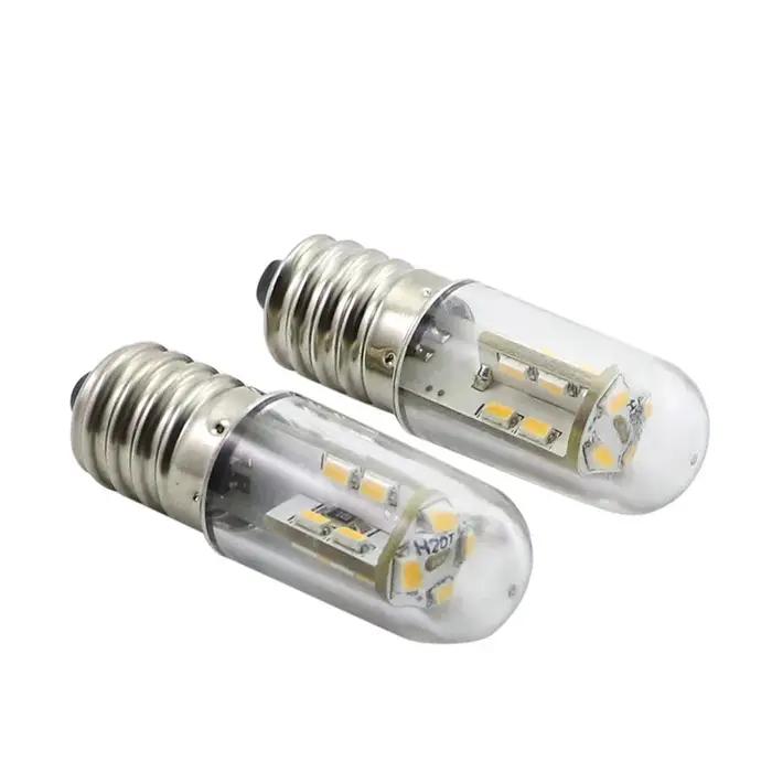 Ampoule LED E14 1W 12V 24V 110V 220V, projecteur de nuit, pendentif en maïs, lumière pour réfrigérat