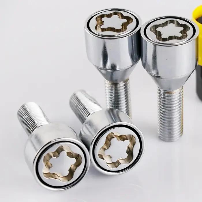 Serrure de roue en acier antivol, haute qualité, sécurité, boulons LDPBolts, tige 28mm, Fit Fiat, KI