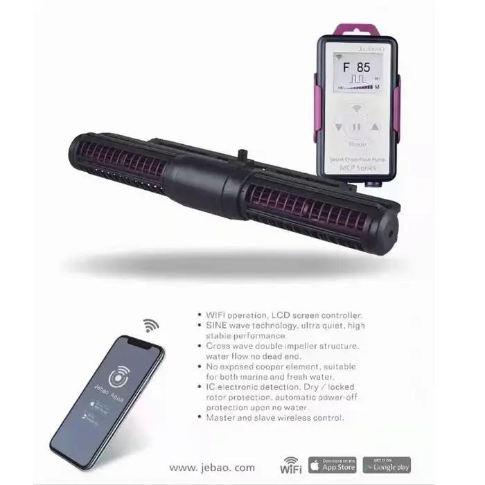 Nouveau Jebao MCP 70 90 120 150 180 affichage de pompe à flux transversal avec contrôle Wifi écran L