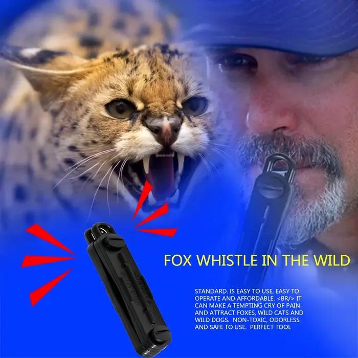 Sifflet Blaster Appel pour Chasse et Observation Animalière en Plastique Noir Haute Performance
