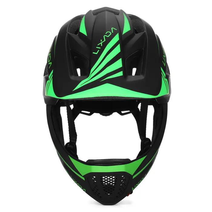 Lixada enfants casque intégral détachable enfants sport sécurité vélo casque équipement de protectio
