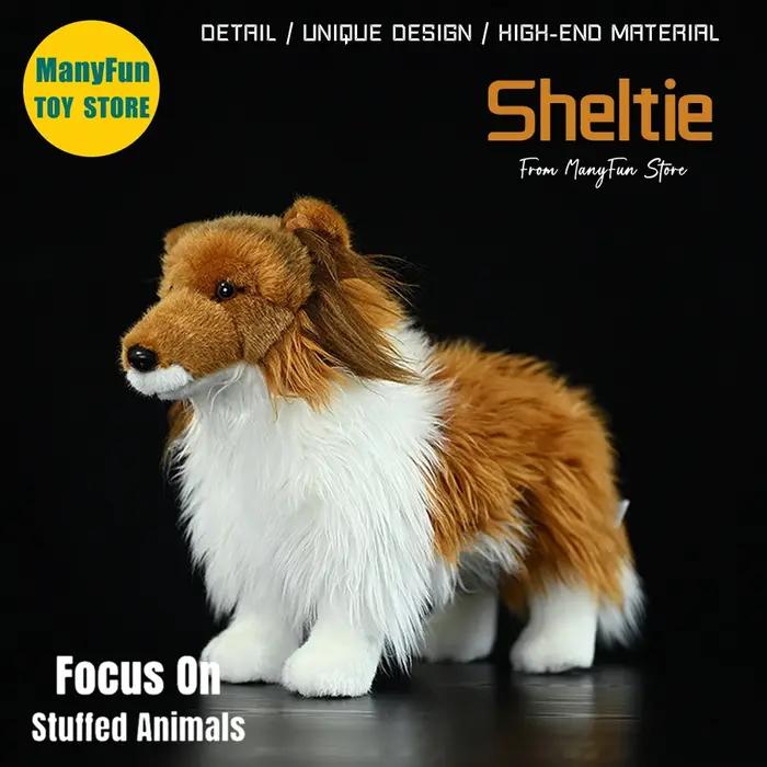 Sheltie chien Peluche haute fidélité rugueux Collie