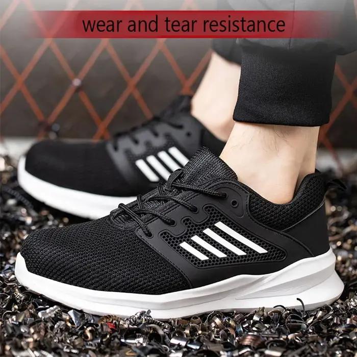 Chaussures de travail de sécurité en acier pour hommes et femmes