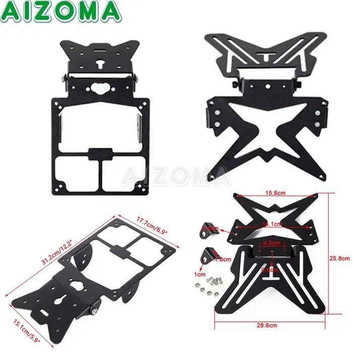 Support de plaque d'immatriculation éliminateur de garde-boue de moto, pour Yamaha Honda Kawasaki Su