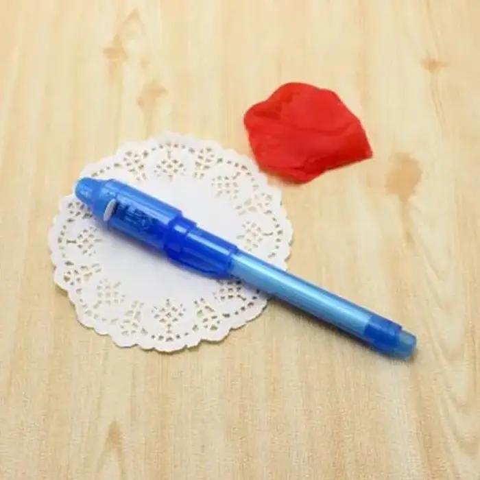 Stylo à encre Invisible avec lumière UV