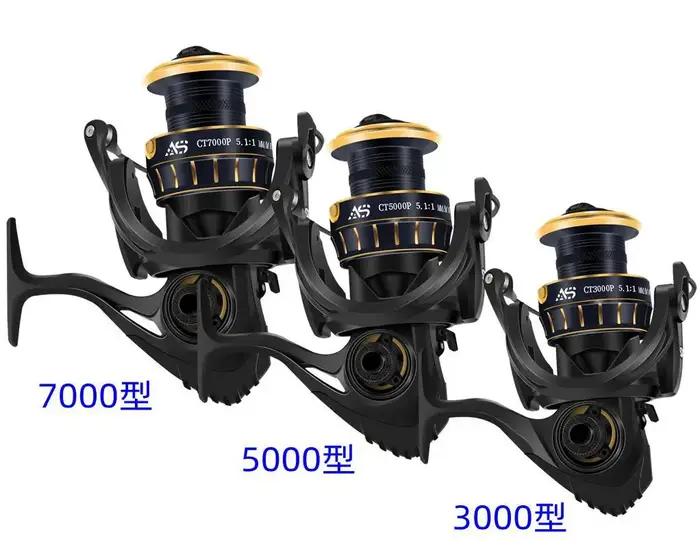 Hunter et pêche roi microobjet roue rotative entièrement en métal Taurus CT lancer lointain goutte d'eau