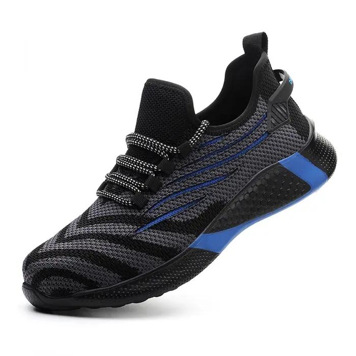 Bottes de sécurité de travail anti-perforation pour homme, chaussures légères et confortables pour le travail printemps automne