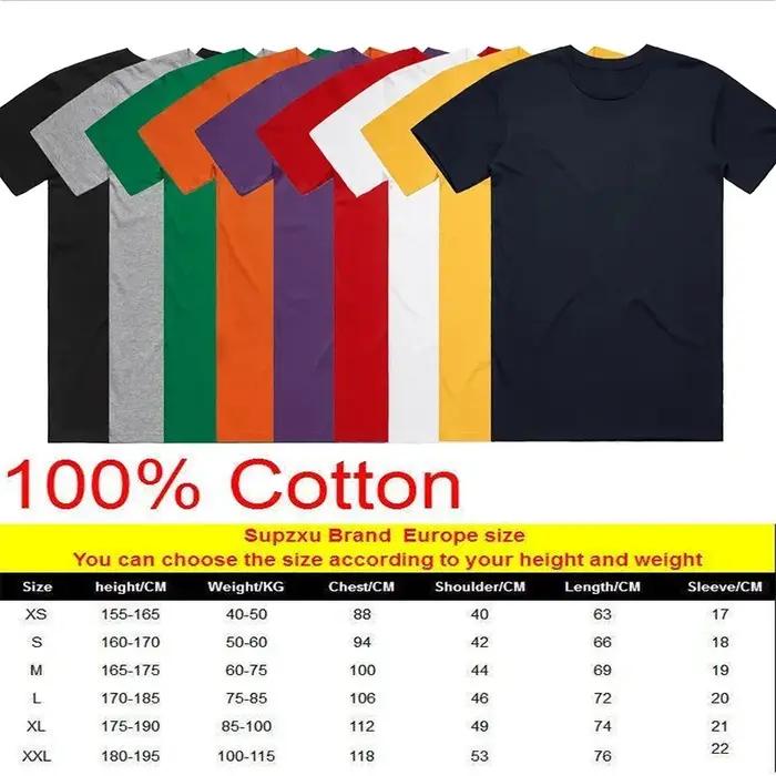 Taille européenne 100% pur coton T-shirt personnalisé avant et arrière équipe école uniforme magasin