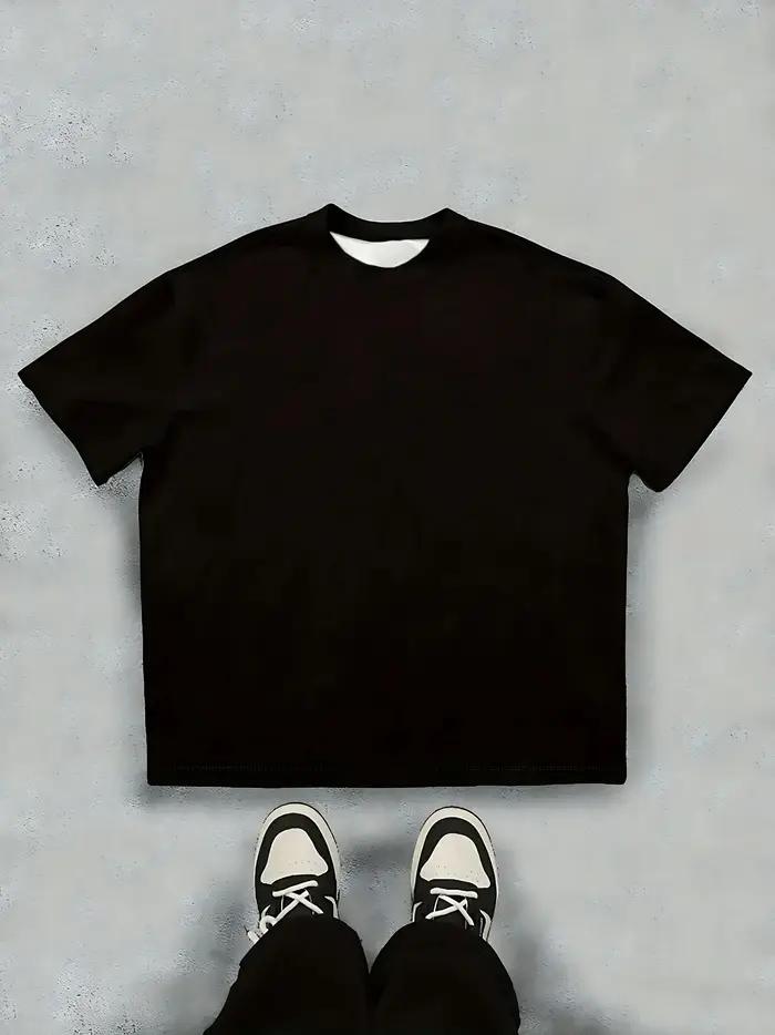 Le nouveau T-shirt pour hommes pour l'été 2025 présente un motif 3D décontracté, à la mode, conforta