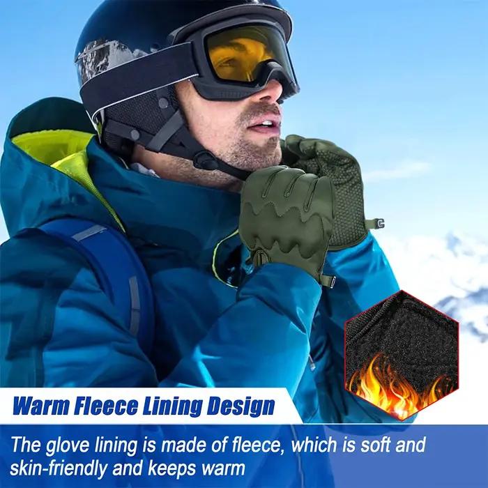 Gants de chasse thermiques hiver écran tactile anti-vent imperméables randonnée ski équipement