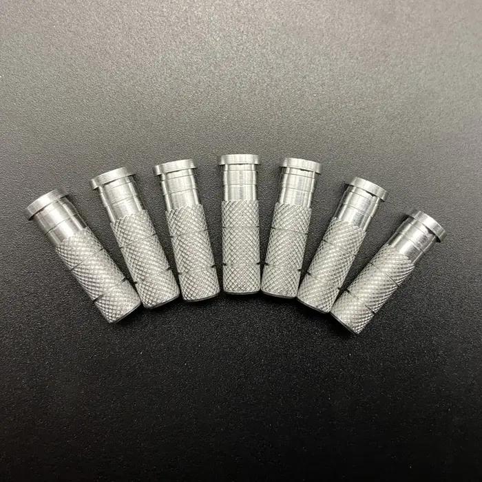 Insert en aluminium de qualité supérieure, diamètre intérieur 6.2mm, flèches en carbone, arbre de ti