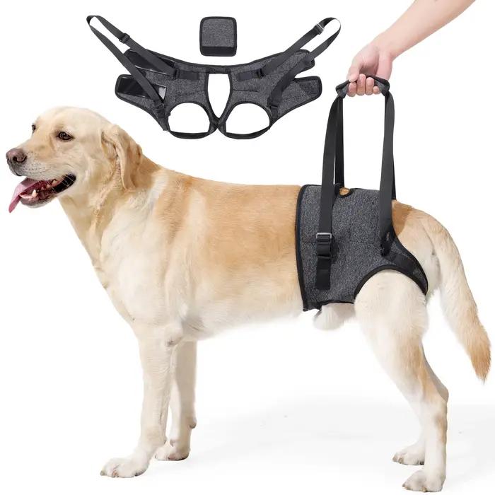Écharpe pour chien pour grands chiens, soutien des jambes arrière pour aider à rééducation des membr