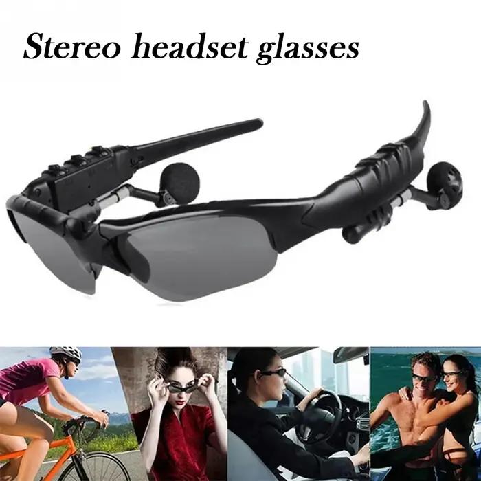 Lunettes connectées Bluetooth pour randonnée - Casque audio intégré avec verres polarisés UV protection