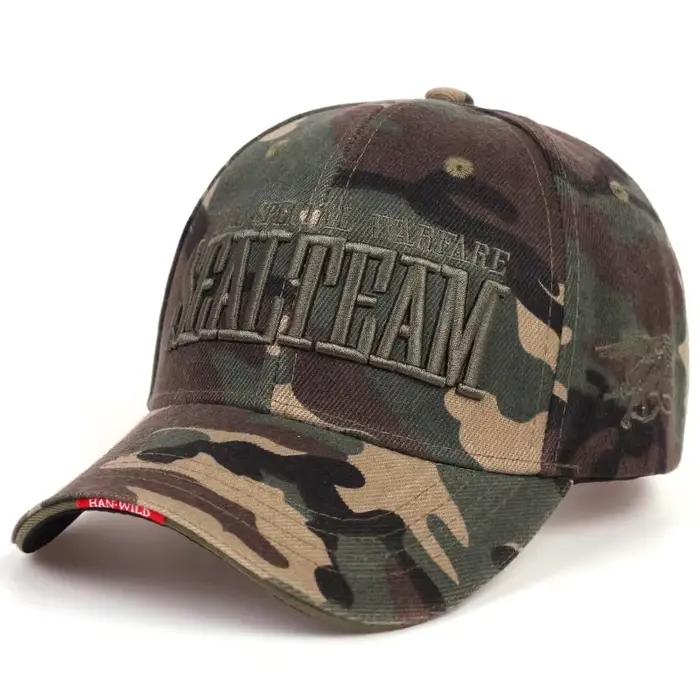 Casquette Navy Seals US Marine Corps homme - Chasse outdoor avec inscription SEALTEAM brodée