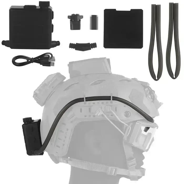 Kit anti-buée pour lunettes de chasse - Ventilateur ajustable - Élimination buée rapide chasse hiver