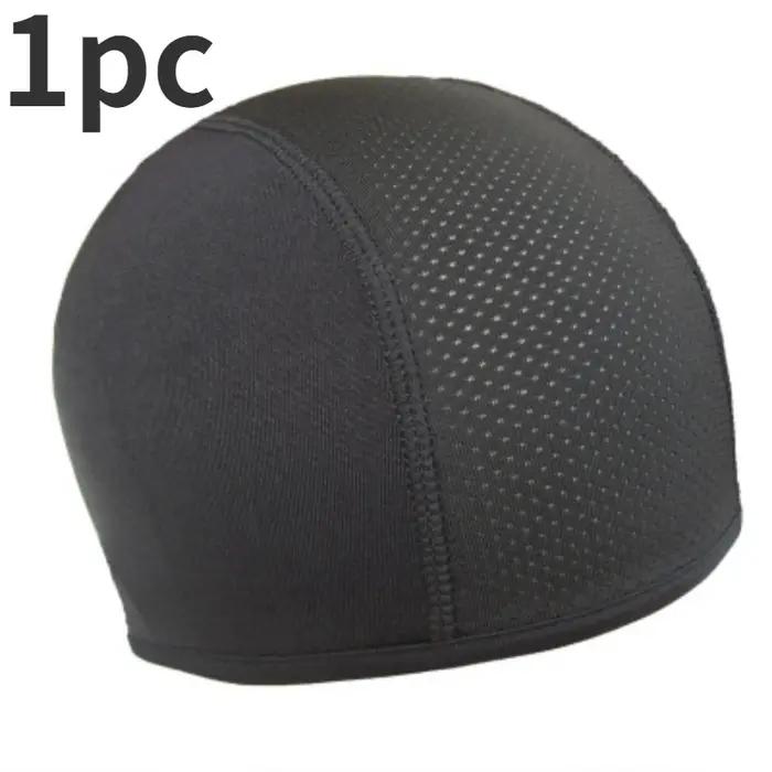 1/2 pièces casque de moto casquette intérieure chapeau séchage rapide respirant