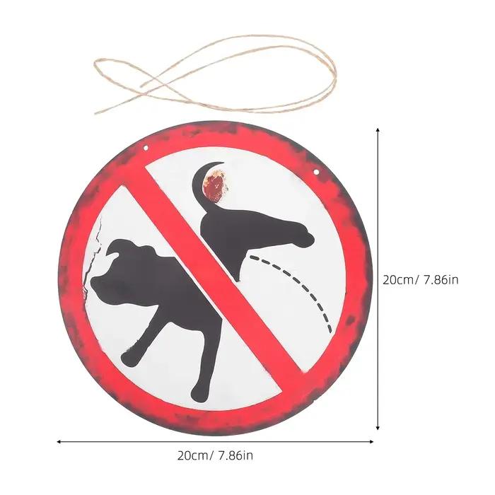Panneaux de merde de chien