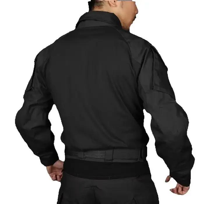 Ensemble d'uniforme de combat Emersongear pour homme chemises pantalons tenues d'entraînement hauts pantalons cargo chasse camping randonnée trekking BK