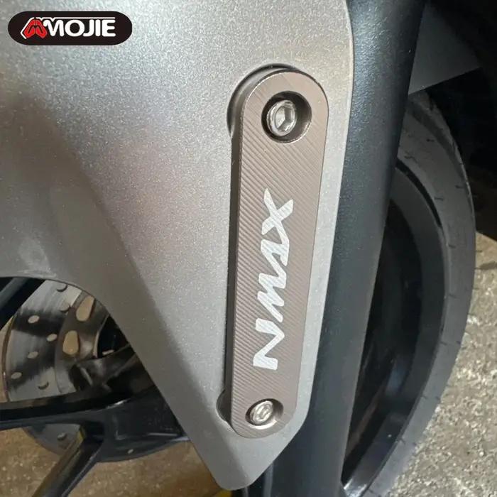 Couvercle décoratif de plaque de cuivre d'essieu avant de moto NMAX 155, pour Yamaha N-MAX 155 2017-