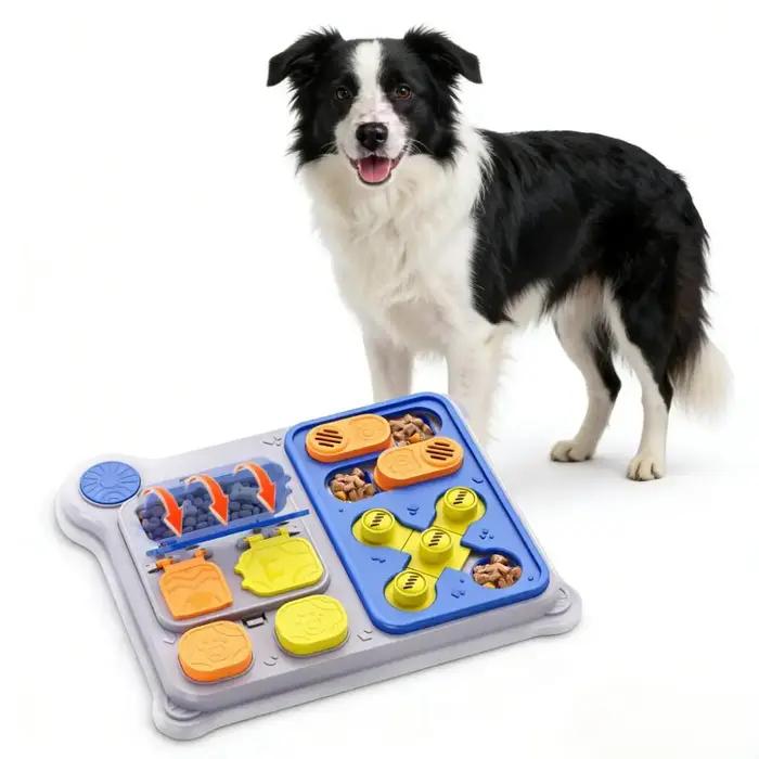 Jouet de puzzle pour chien et distributeur de friandises - Jouet de distribution de friandises pour
