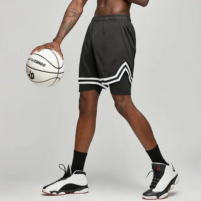 Faux deux shorts de basket-ball, amples, américains, Anti-lumière, pour hommes et femmes, pantalons