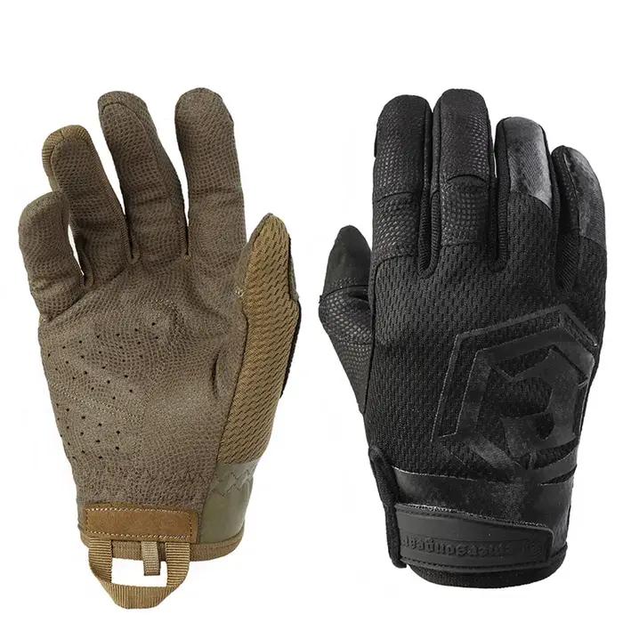 Gants tactiques Emerson Hummingbird bleu protection complète doigts chasse randonnée camping combat