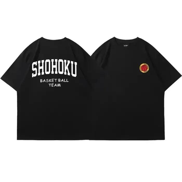Anime japonais Shohoku Basket Ball équipe T-Shirt hommes femmes Sakuragi Hanamichi imprimer t-shirts