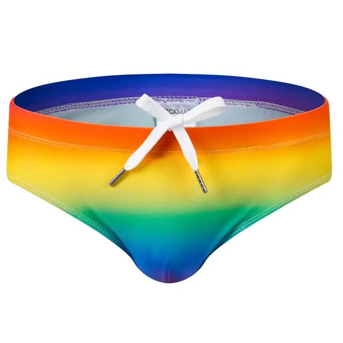 Jockmail marque maillots de bain pour hommes avec push-up multicolore troncs Boxer Sexy