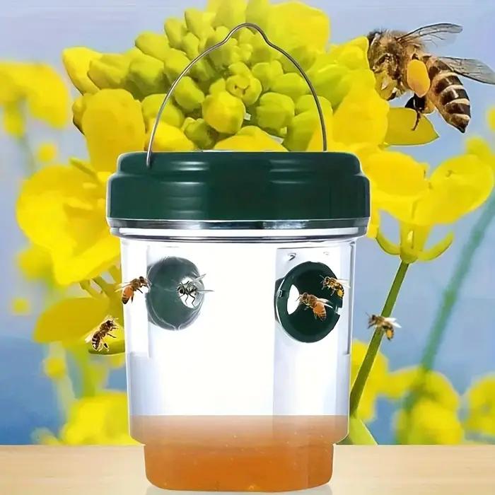 Attrape-insectes suspendu vert clair pour jardin patio terrasse véranda camping externe non électrique lutte antiparasitaire