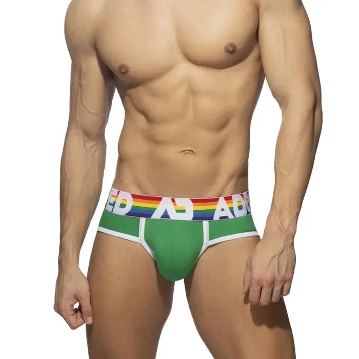 Sous-vêtements en coton taille basse pour hommes, slips de marque, shorts anti-transpiration confort