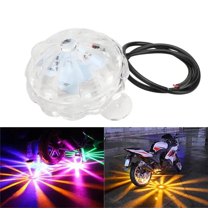 1 pièces moto LED châssis lumière RGB Flash lampe stroboscopique