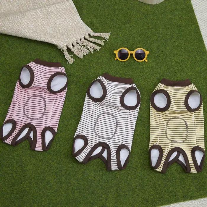 Bandes vêtements pour chiens robe chirurgicale pyjama costume enveloppé ventre salopette pyjamas pour petits