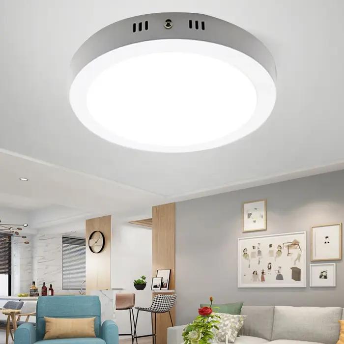 Plafonnier Led 110-265V panneau Ultra mince lumière Led pour salon chambre éclairage intérieur 20W 3